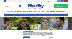 Desktop Screenshot of blueskyexperiences.com